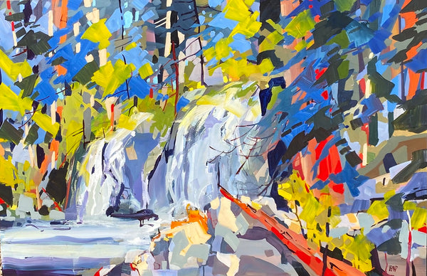 Rick Bond artwork 'The Falls' at White Rock Gallery