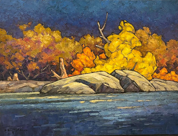 Phil Buytendorp artwork 'A Fall Shore' at White Rock Gallery