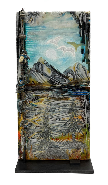 Leslie Rowe-Israelson artwork 'Leslie Rowe-Israelson - "Fly away for winter"' at White Rock Gallery