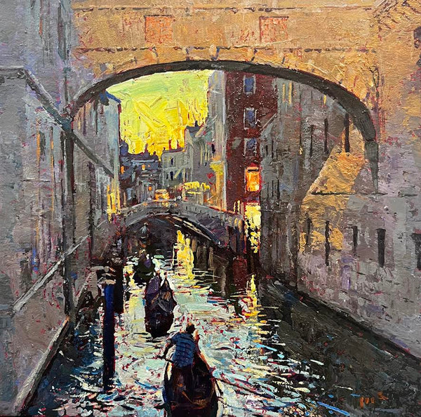 Min Ma artwork 'Min Ma - "Afternoon View, Venice"' at White Rock Gallery
