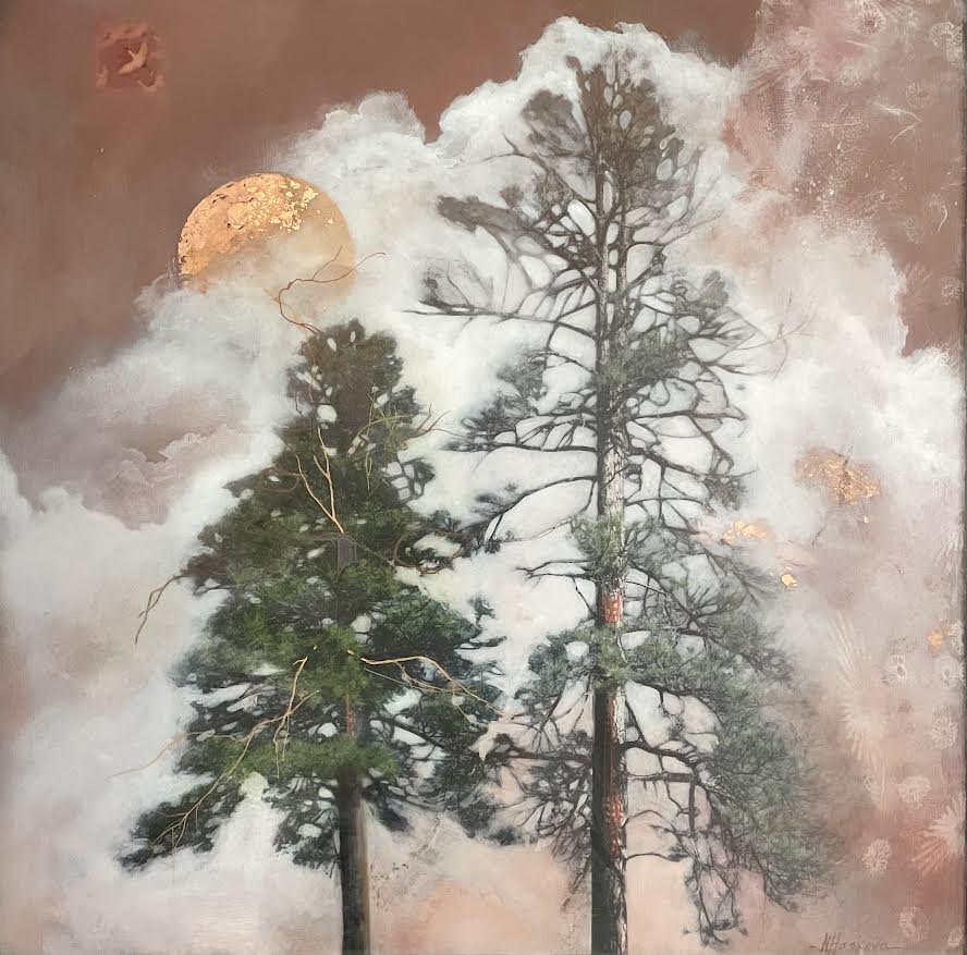 Nikol Haskova artwork 'Moonlit Flight' at White Rock Gallery