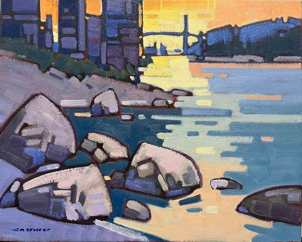 Cameron Bird artwork 'Cameron Bird - "Ambleside Dawn - West Vancouver"' at White Rock Gallery