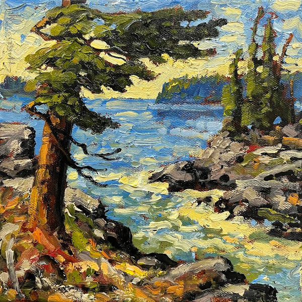 Rod Charlesworth artwork 'Rod Charlesworth - "Windy Coast, Near Tofino"' at White Rock Gallery