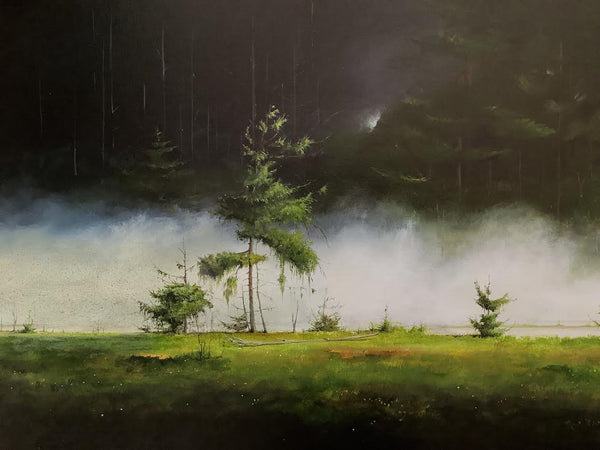Mark Fletcher artwork 'Mark Fletcher - "Wetland Evening"' at White Rock Gallery