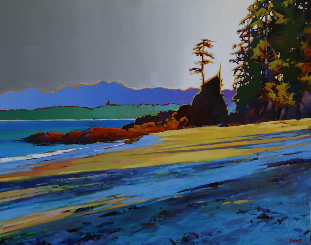 Mike Svob artwork 'Mike Svob - "Morning Shadows (Bamfield)"' at White Rock Gallery