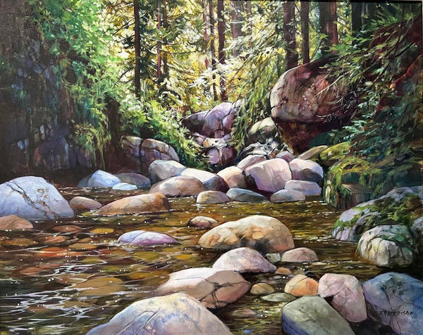 Janice Robertson artwork 'Janice Robertson - "Colours of the Canyon"' at White Rock Gallery
