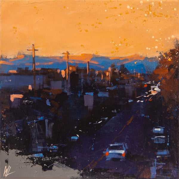 William Liao artwork 'Main Street Sunset' at White Rock Gallery